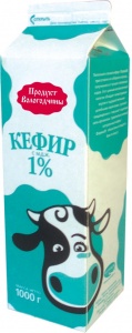 Кефир 1000 гр. 1% (Моллинка)