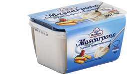 Сырный крем сливочный Mascarpone 70% 0,4 кг.