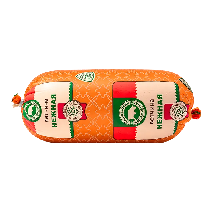 Ветчина Нежная кат, Б, 1,7 кг, в оболочке