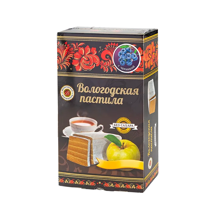 Пастила без сахара с черникой 230 г