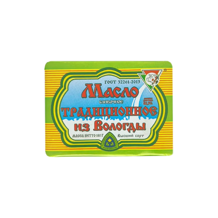 Масло «Традиционное» из Вологды 82,5% 180 г