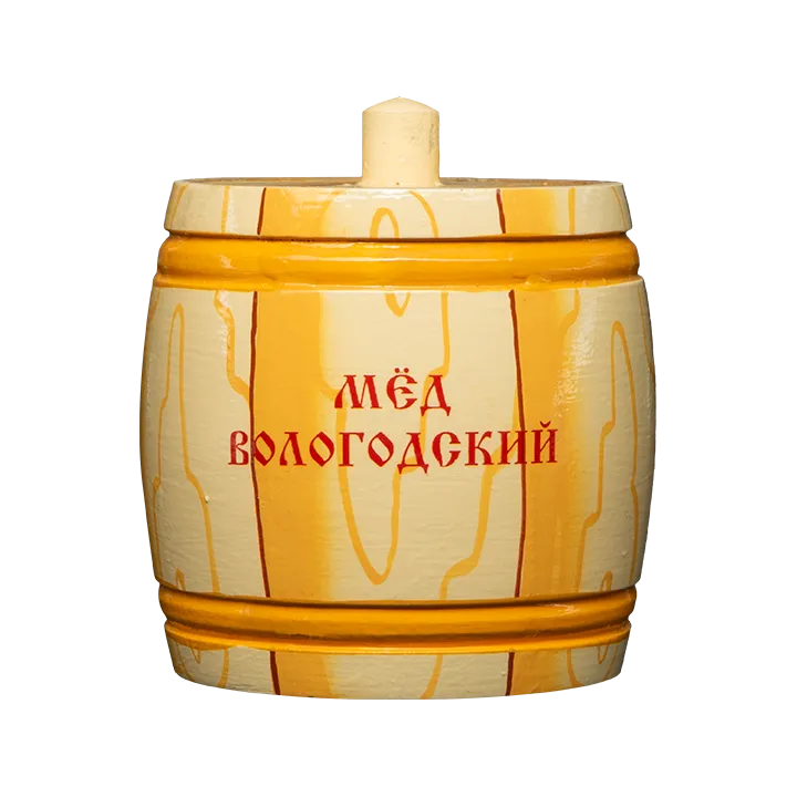 Мёд в деревянном бочонке 300 г