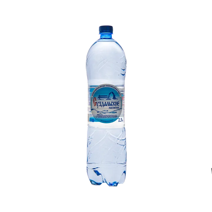 Минеральная вода «Суздальские напитки» без газа 1,5 л
