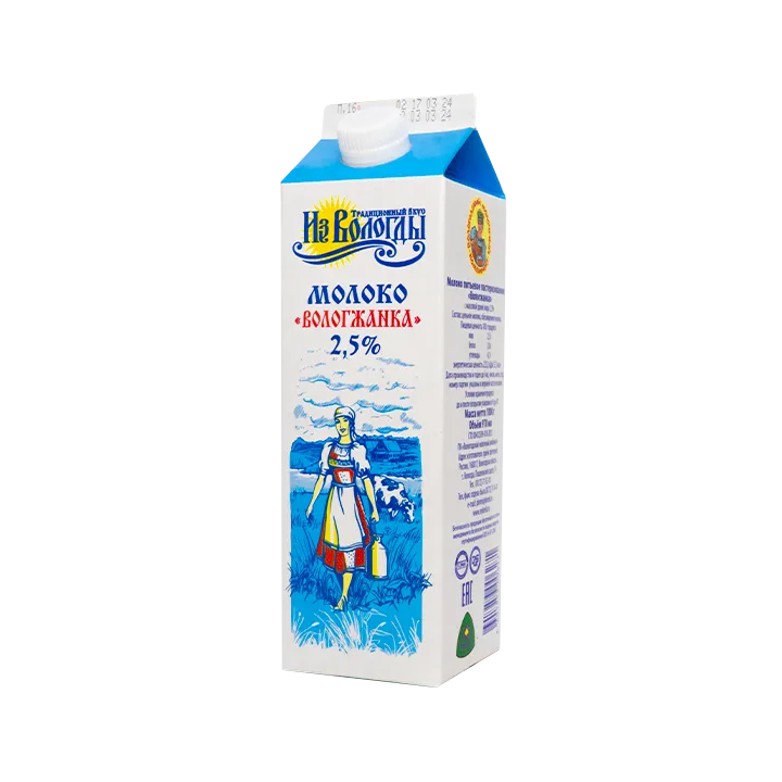 молоко Вологжанка