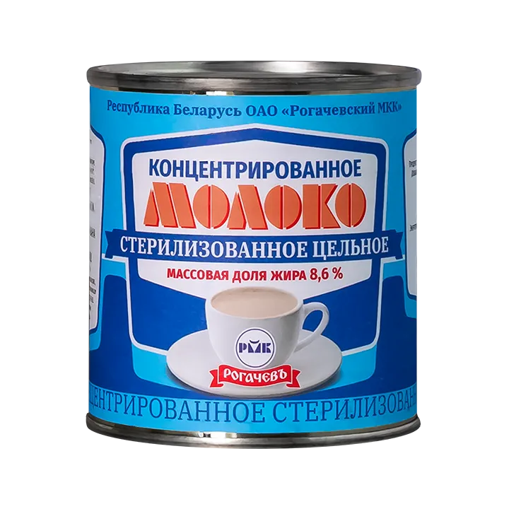 Молоко концентрированное цельное 8,6% 300 г