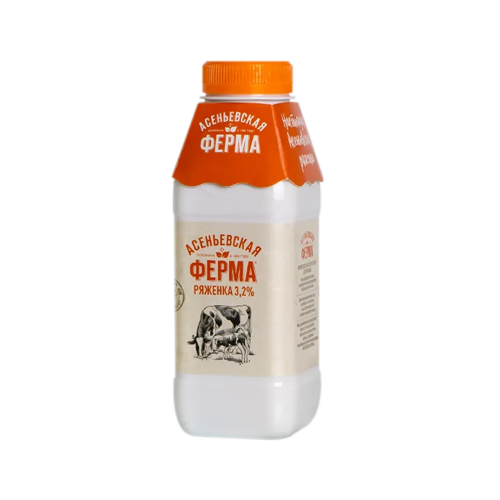 Ряженка «Асеньевская ферма» 3,2% 900 г