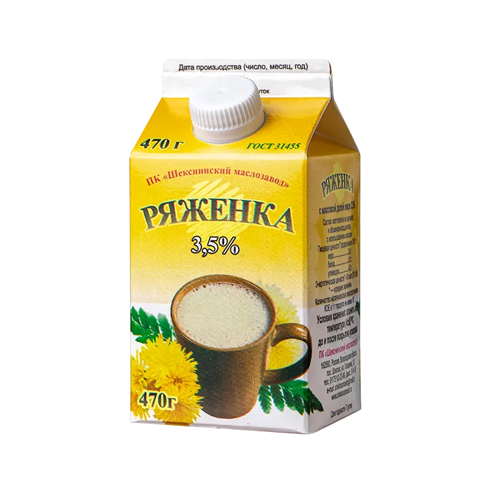 Ряженка 3,5% 470 г