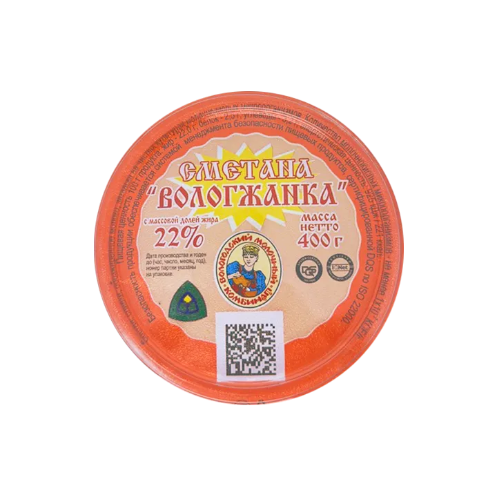 сметана 22%