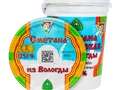 Сметана «Вологодская» 25% 400г, т/у