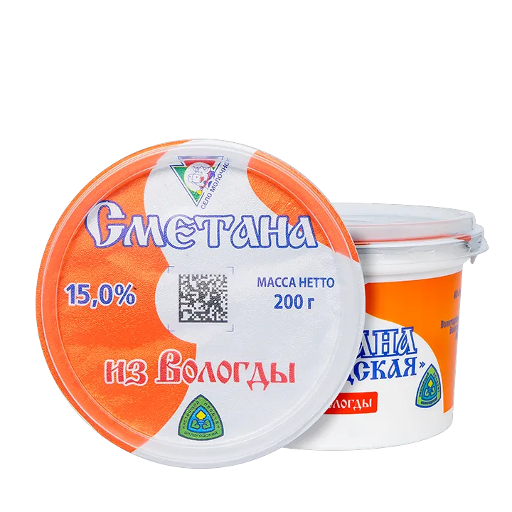 Сметана 15% 200 г