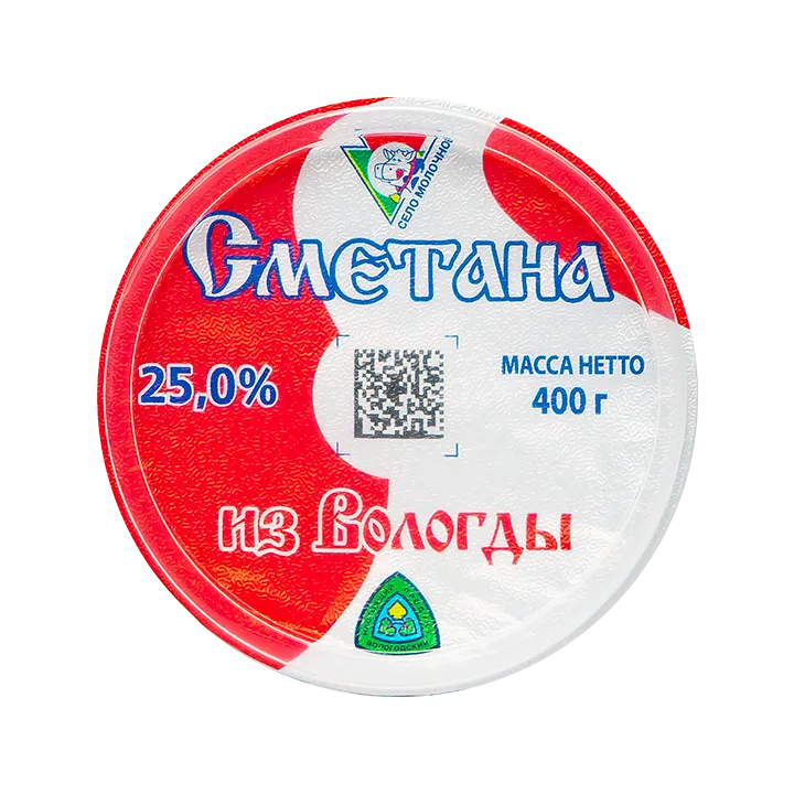 сметана 400 г