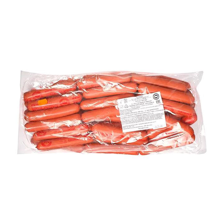 Сосиски Молочные ГОСТ кат, Б вес 2,2 кг