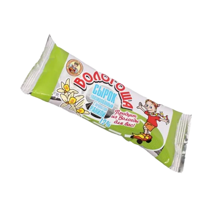 Сырки глазированные «Вологоша» 12% с ароматом ванили 30 г