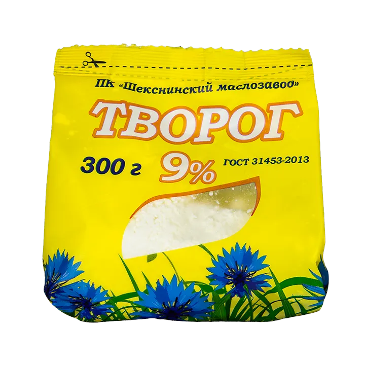 Творог 9% (пленка) 300 г
