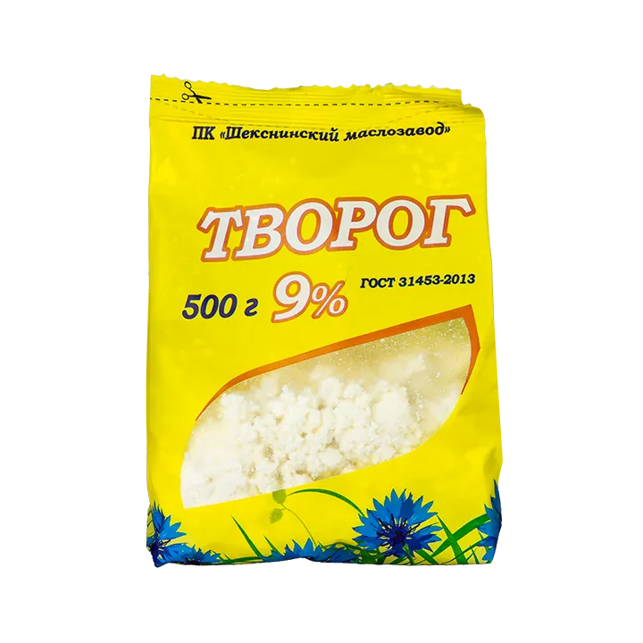 Творог 9% (пленка) 500 г