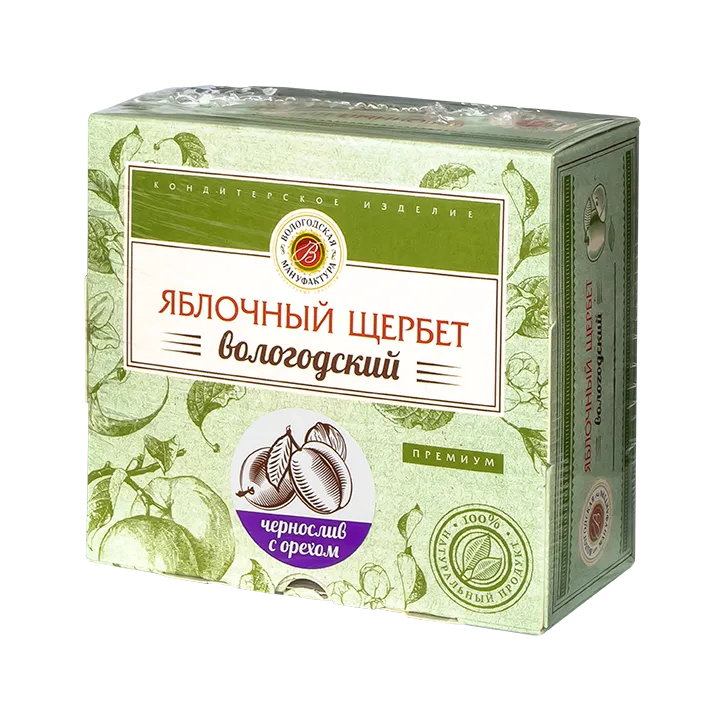 Щербет яблочный с орехом и черносливом 250 г