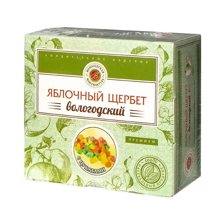 Щербет яблочный с цукатами 250 г