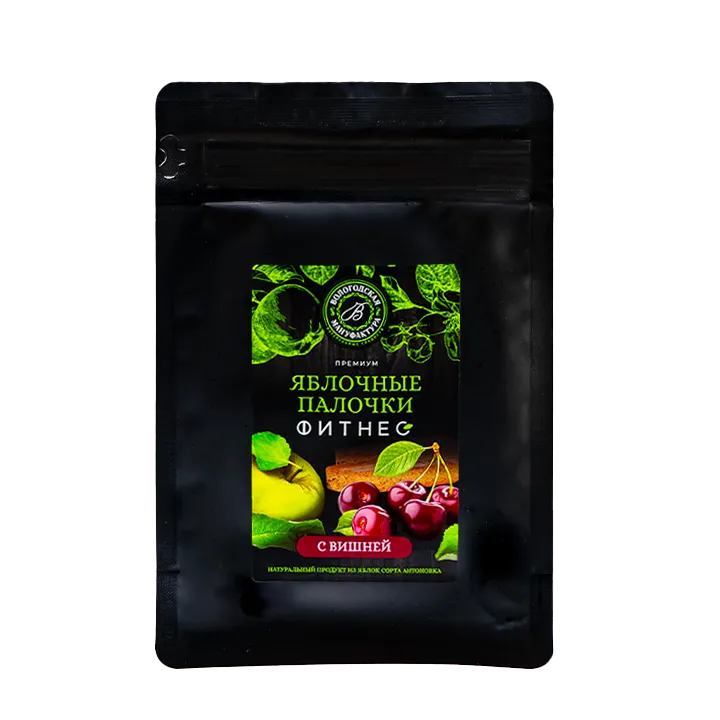 Яблочные палочки без сахара с вишней 150 г