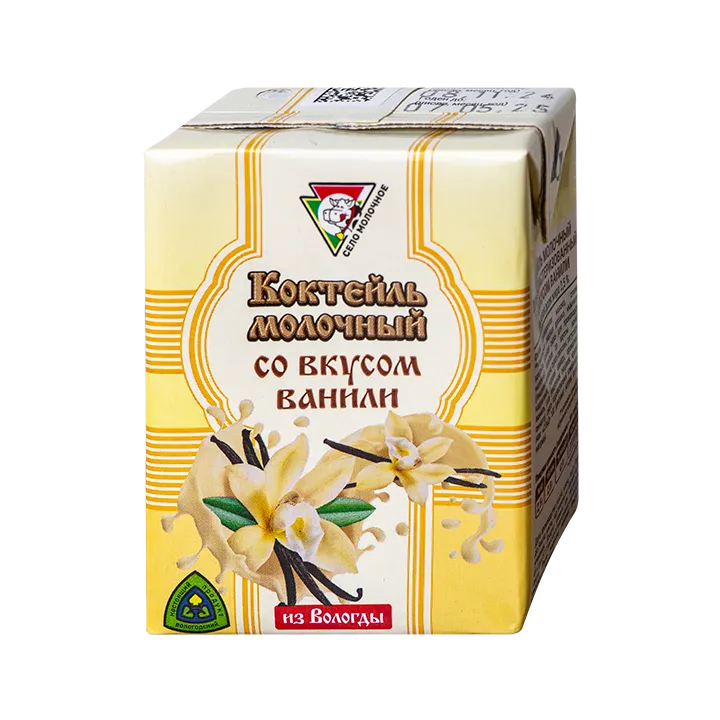 Коктейль молочный ультрапаст Ваниль 2,5% 200 г