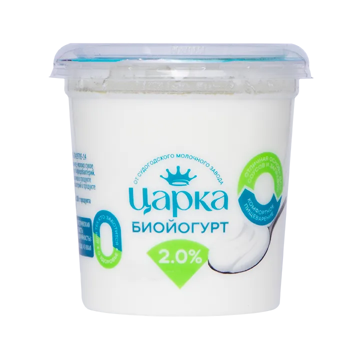Биойогурт 2% 400 г п/стакан