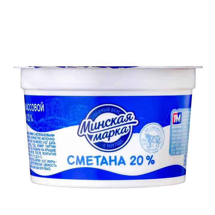 сметана Минская марка
