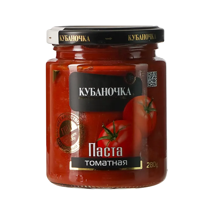 Томатная паста Кубаночка 280 г/12 | Кубаночка