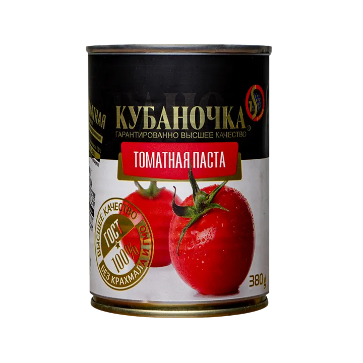 Томатная паста Кубаночка 380 г ж/б