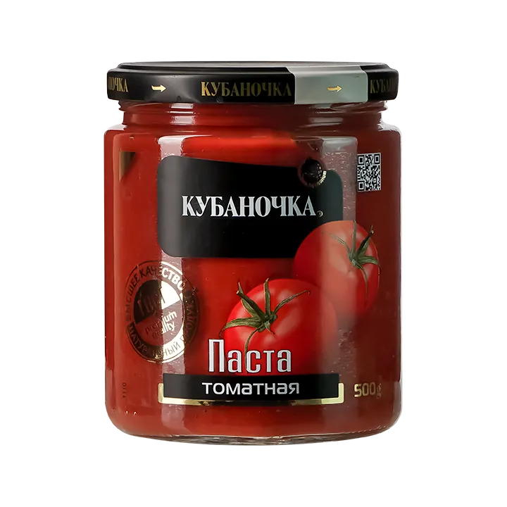 Томатная паста Кубаночка 500 г/12 | Кубаночка