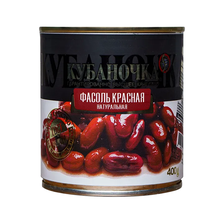 Фасоль Красная натуральная 400 г ж/б