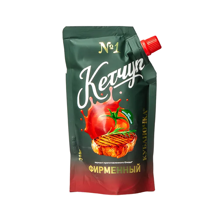 Кетчуп дой-пак Фирменный 310 г/20 | Кубаночка