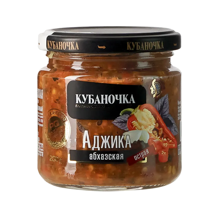 Аджика Абхазская Красная острая 200 г (стекло)