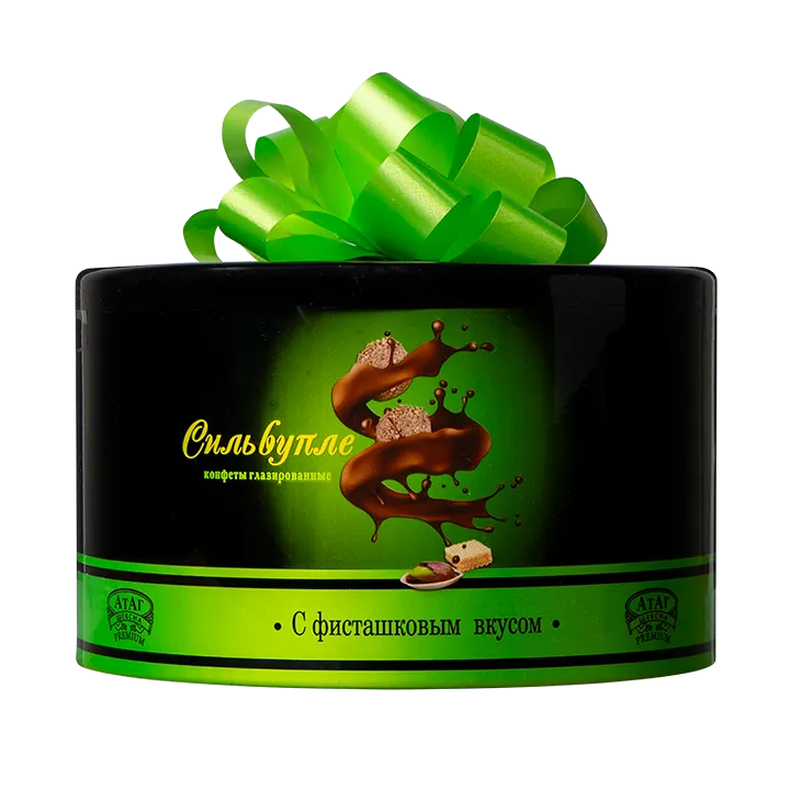 Конфеты с Бантом Сильвупле Фисташка | АТАГ