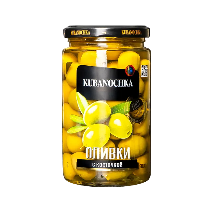 Оливки Королевские с/к 260 г стекло