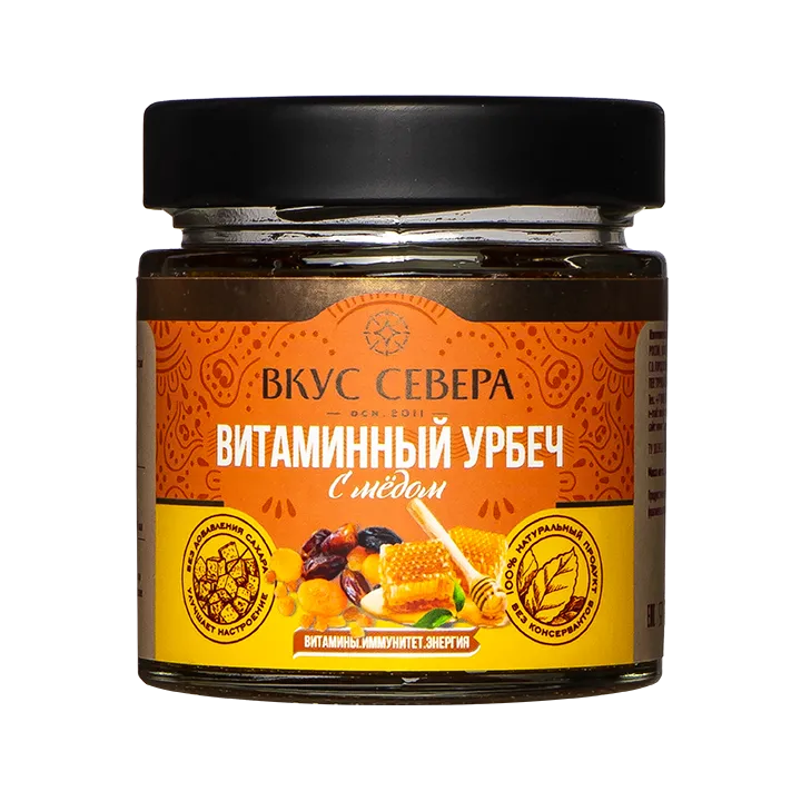 Урбеч витаминный с медом 200 г