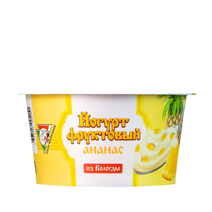 йогурт с ананасом