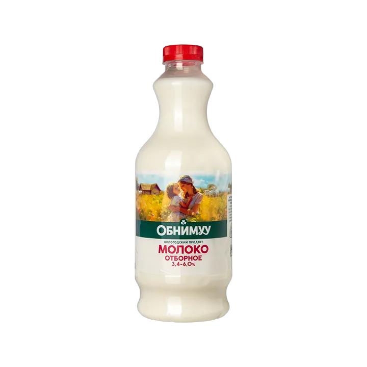 Молоко цельное отборное 3,4-6% 1400 мл