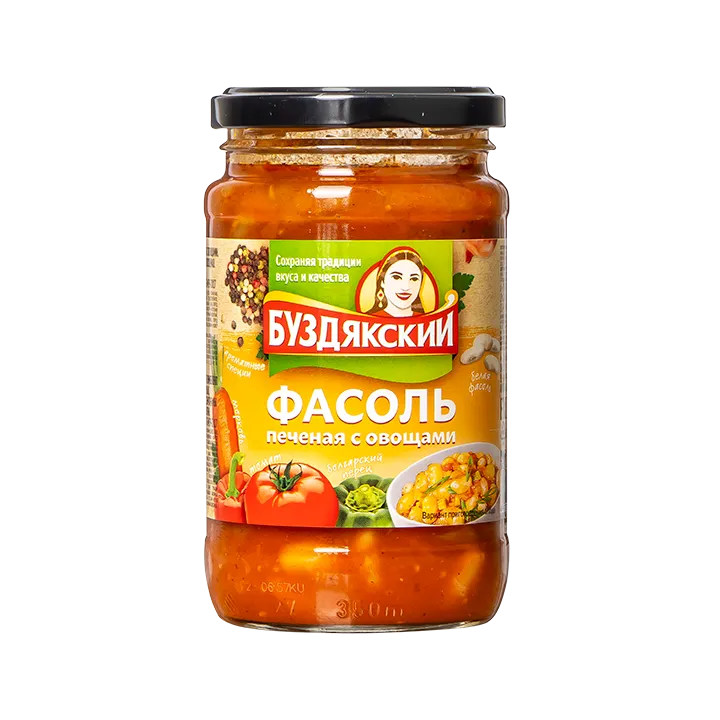 Фасоль печеная с овощами 350 г
