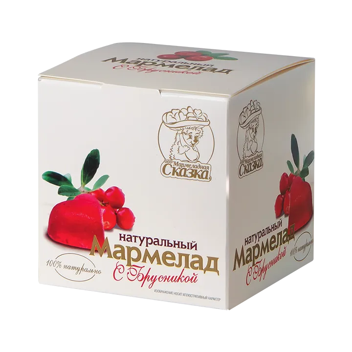 Мармелад Брусника 100 г | Мармеладная сказка