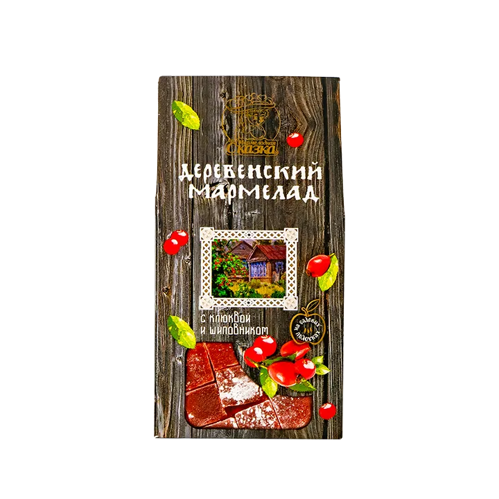 Мармелад резаный Яблоко Клюква Шиповник