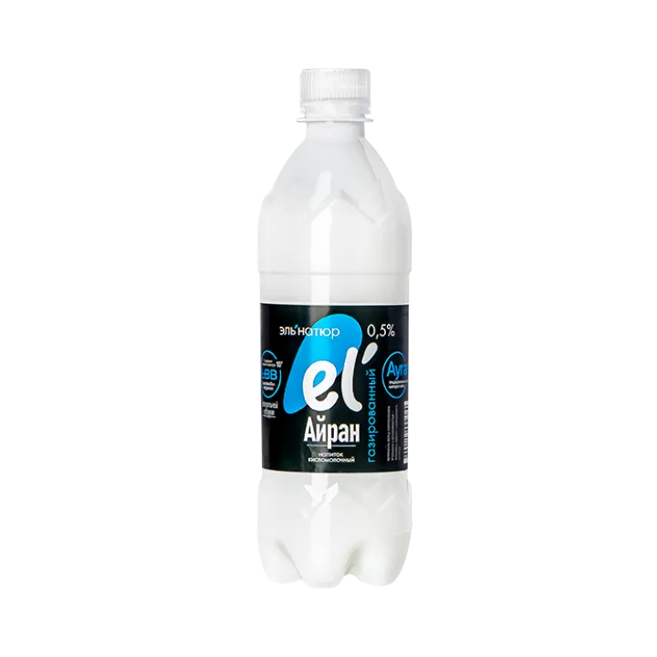 Айран Эльнатюр 1 л газированный, в бутылке