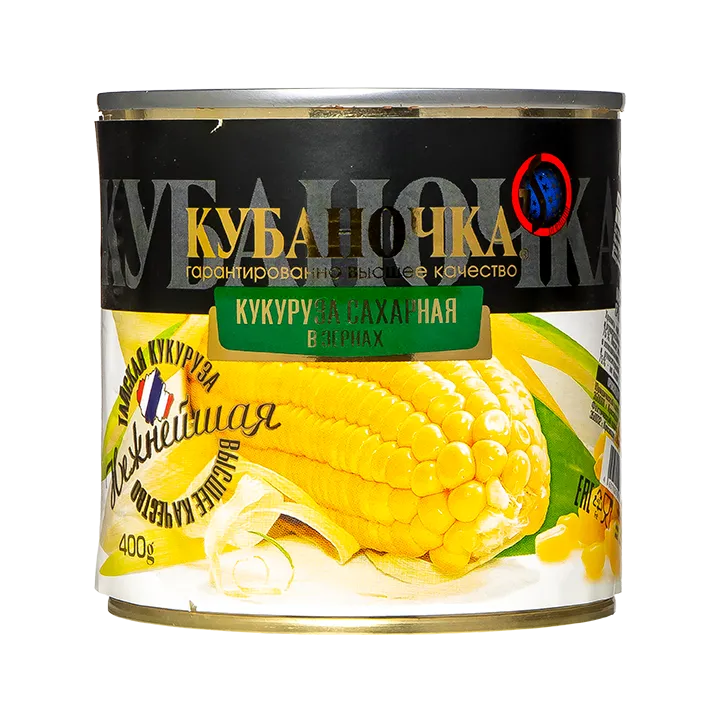 Кукуруза сахарная в зернах 400 г