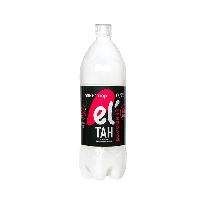 Тан Эльнатюр домашний 1 л, 0,5% в ПЭТ-бутылке
