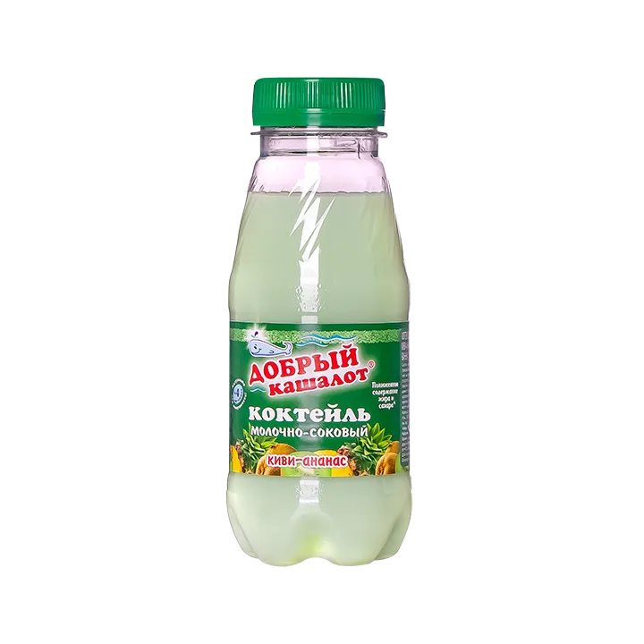 Коктейль Киви-Ананас молочно-соковый в бутылке