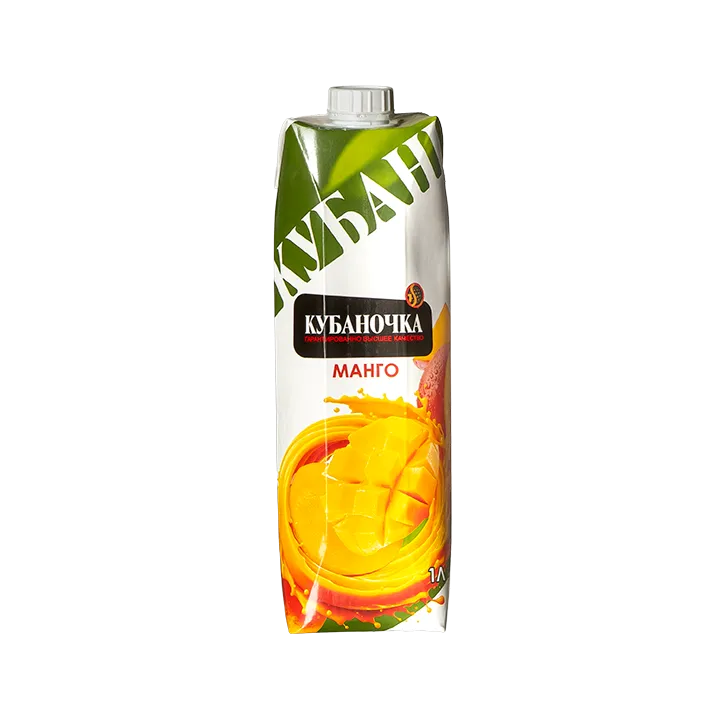 Нектар манго без сахара 1л, тетра-пак