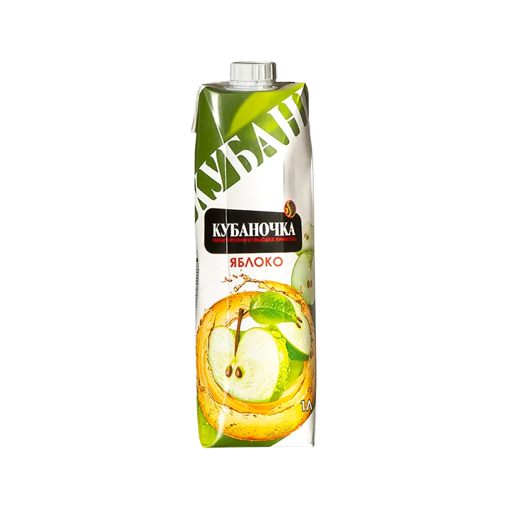 Нектар яблочный осветленный без сахара, тетра-пак