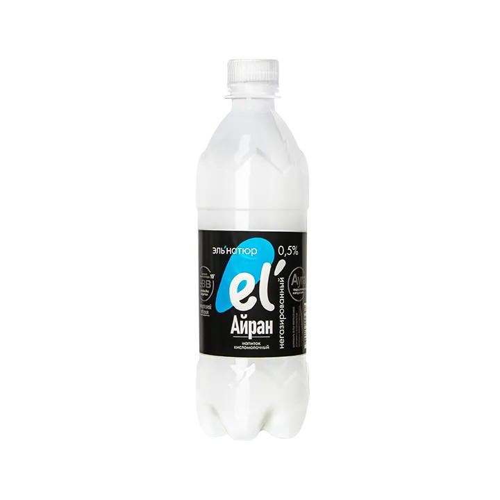 Айран Эльнатюр 0,5% негазированный, в ПЭТ-бутылке