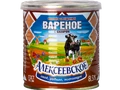Молоко вареное сгущеное с сахаром 8,5% 360 г в жестяной банке | Алексеевское