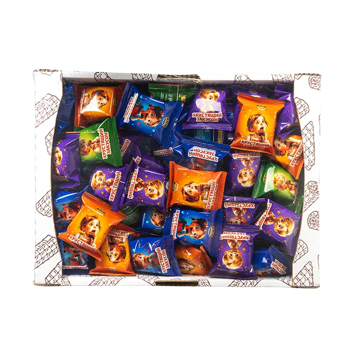 Вафли глазированные Хрустящий Закусон, 1 кг