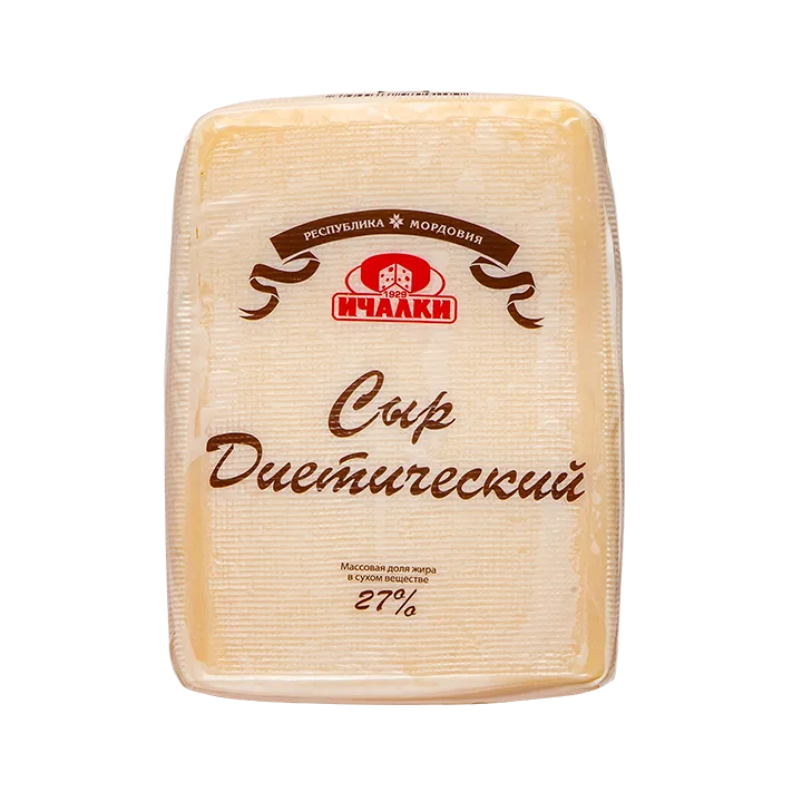 Сыр Диетический 27% брус вес