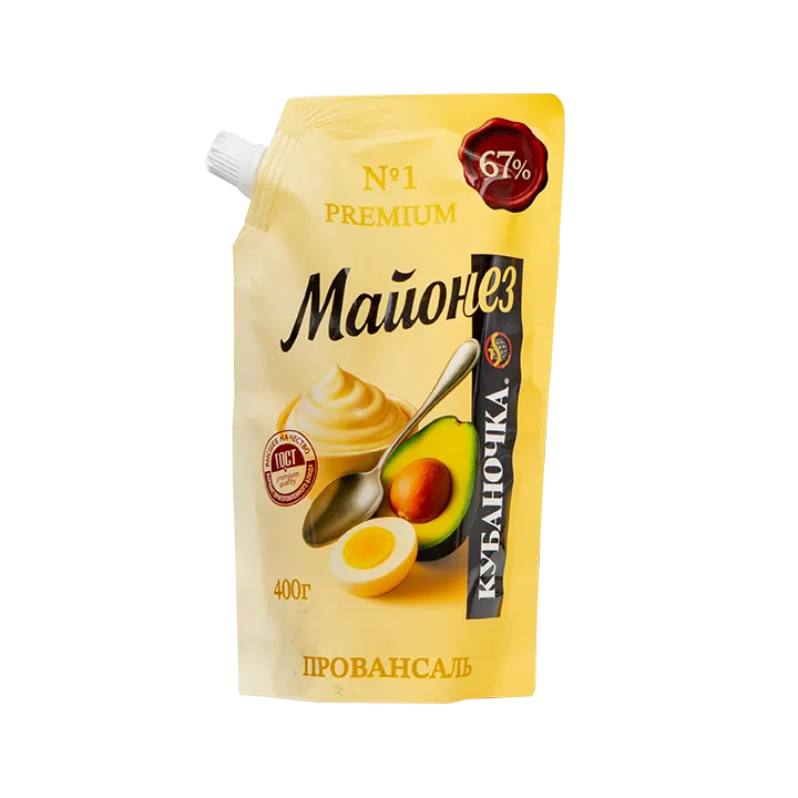 Майонез Провансаль 67% 400 г, в дой-пак
